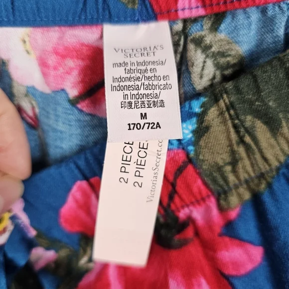 Victoria's Secret Floral 2-Piece Sleepwear Pajama Set NWT - Picture 15 of 15